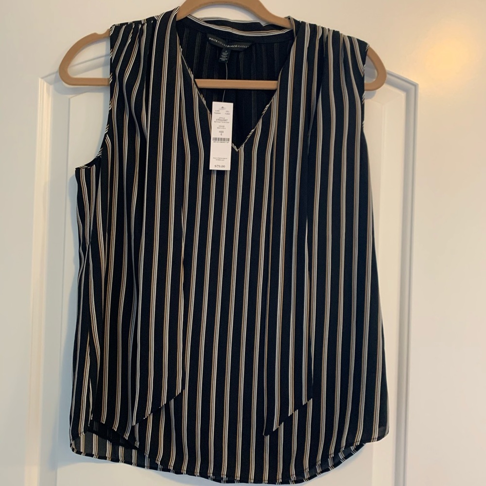 NWT White House Black Market Sleeveless Top
